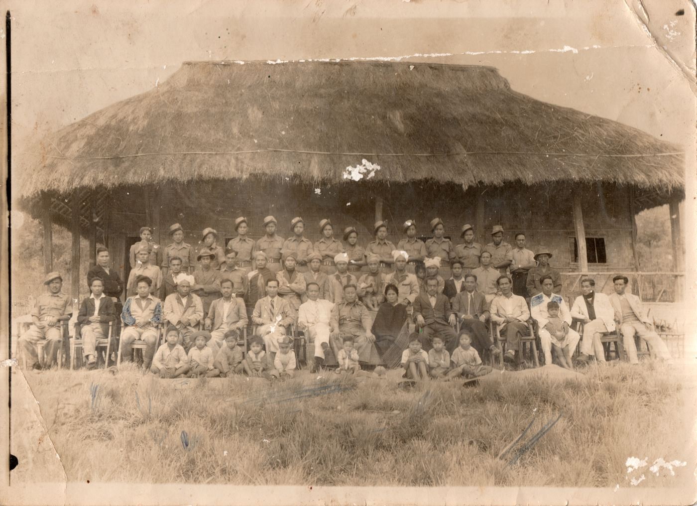 Farewell photo of Khupkholet Kipgen, the SDO of Churachandpur taken on 18th March, 1951