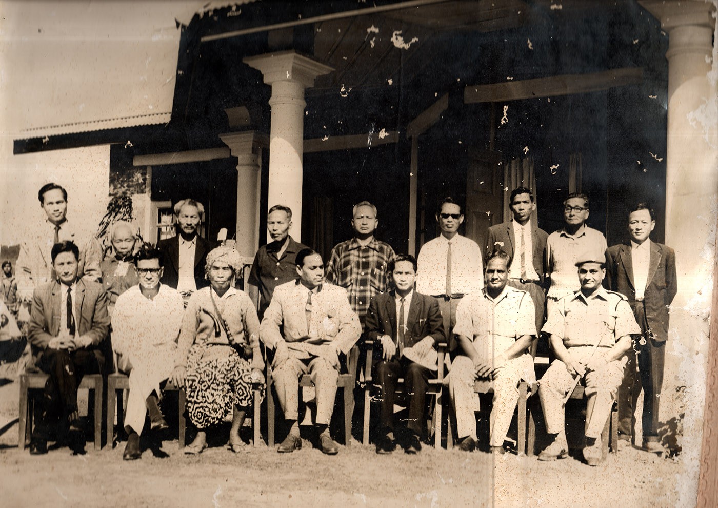 Churachandpur Town Committee with Shri Baleswar Prasad, IAS of Chief Commissioner of Manipur on 9th June, 1968