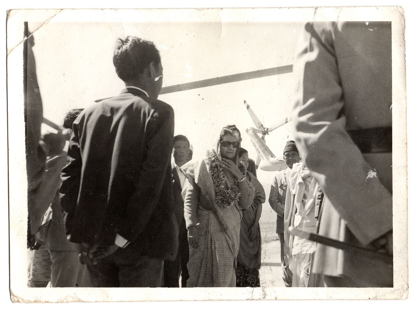 Smt. Indira Gandhi, the then Prime Minister of India on her visit to Churachandpur in 1974 for an election campaign at Lamka Public Ground 