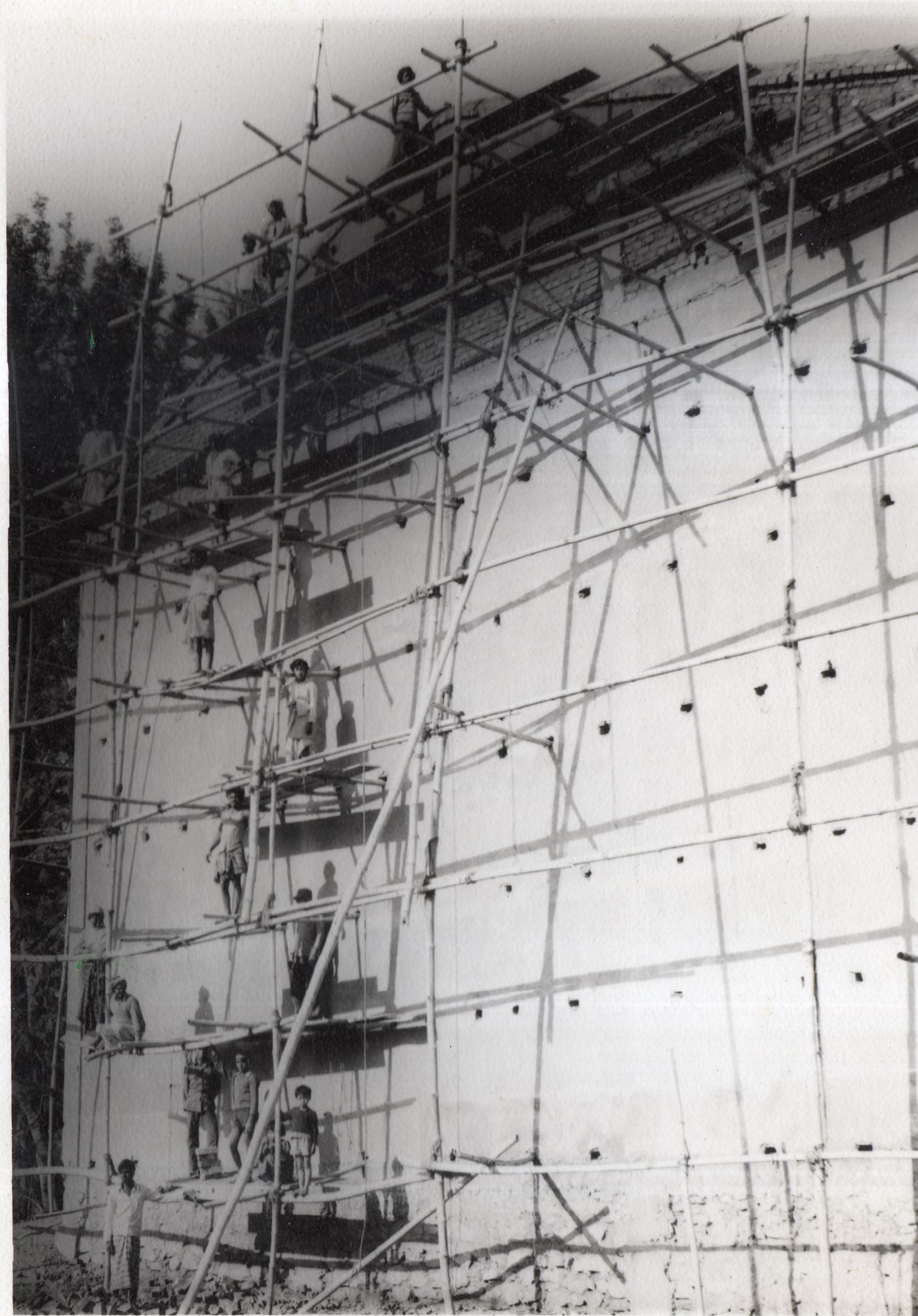 Construction of the Lighthouse Cinema Hall.