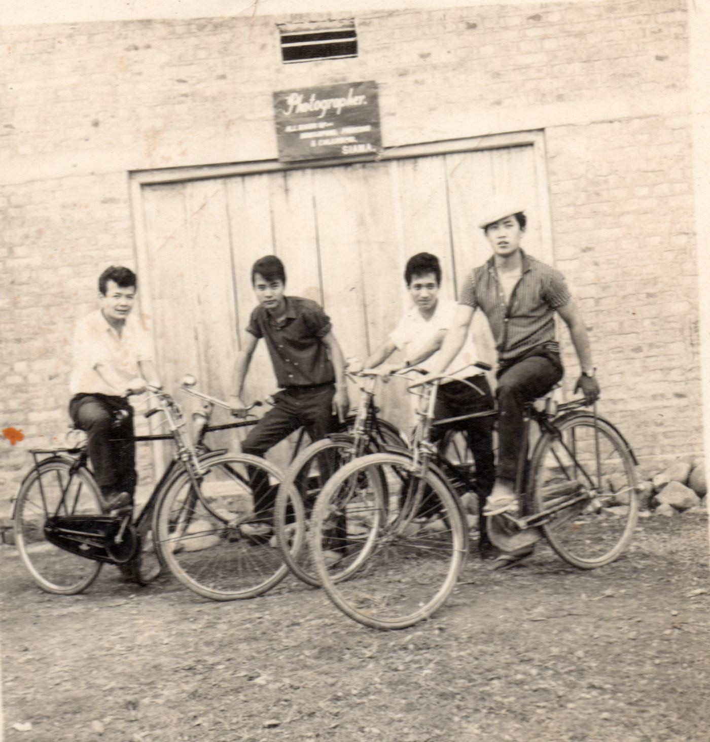 Lamka men rocked the town with their cycles in the 1960s.