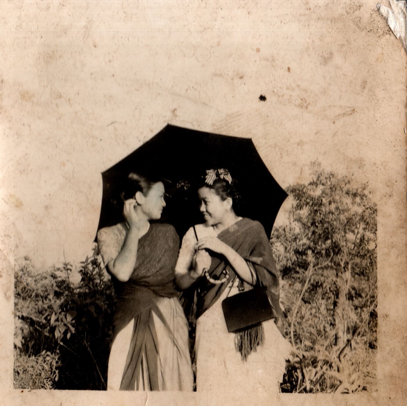 H. Khanching and Hoihnu in 1958.