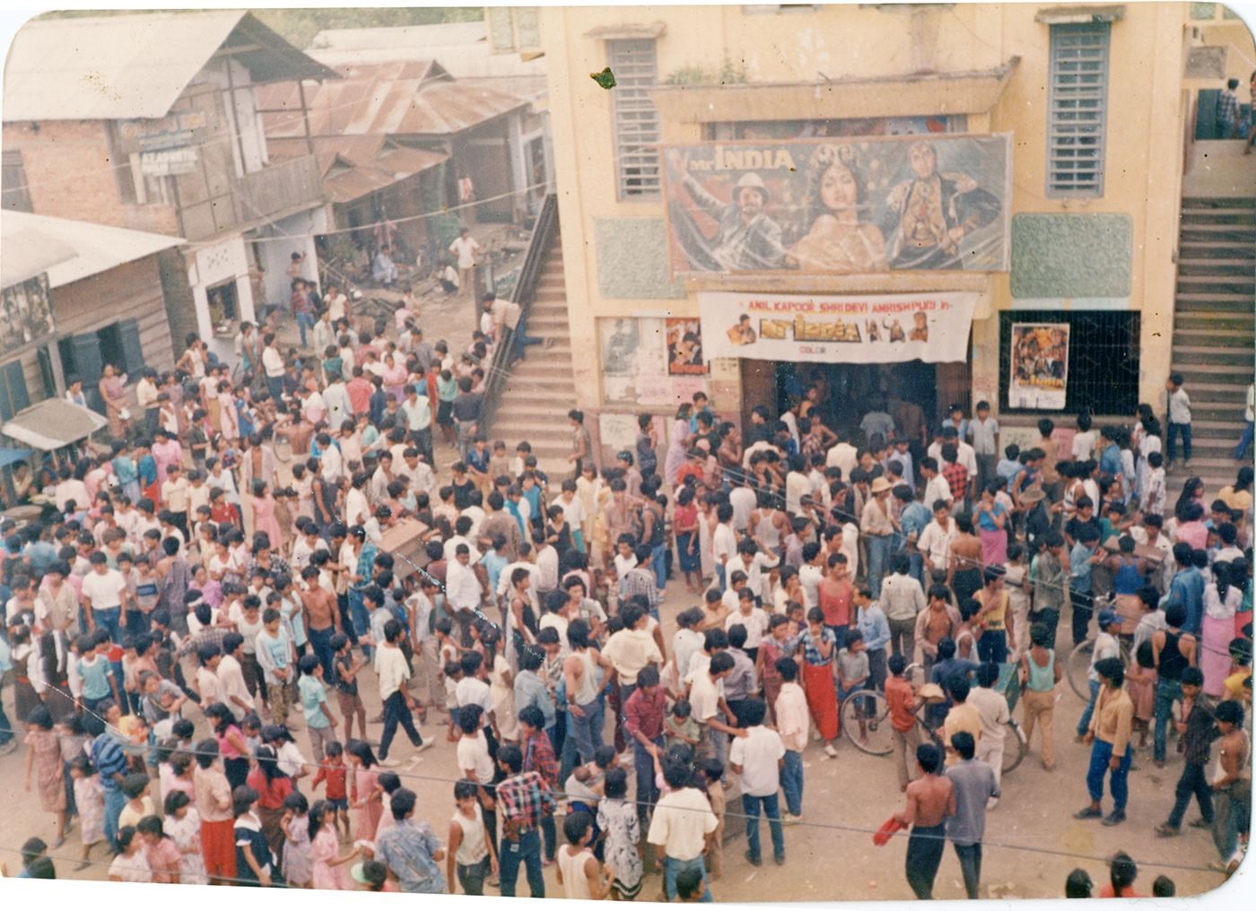 Churachandpur Cinema Hall was established by Pu Thangzam Gangte in 1965 introducing the town folks to the world of cinema. The Churachandpur Cinema Hall at New Bazar in the year 1983.