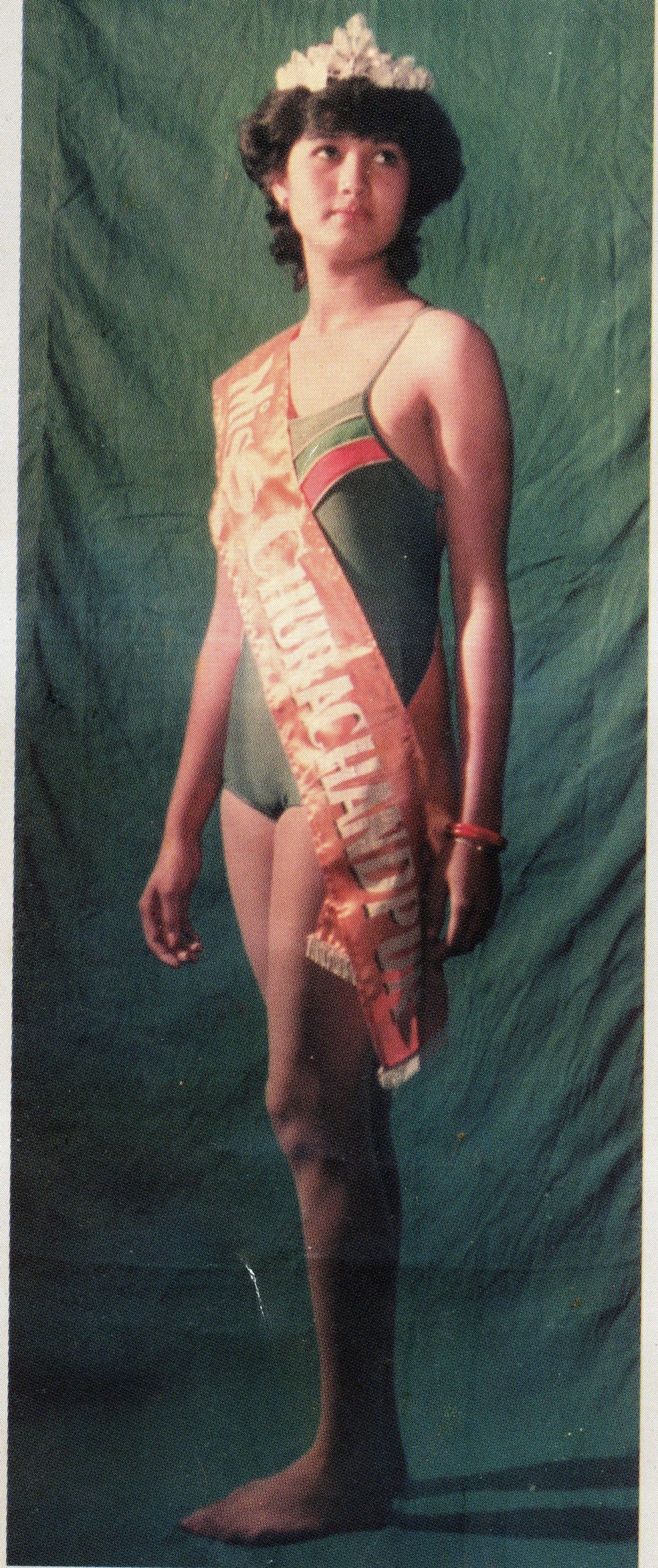 Rebec Siemlien was crowned the first ever Miss Churachandpur of 1985-86.